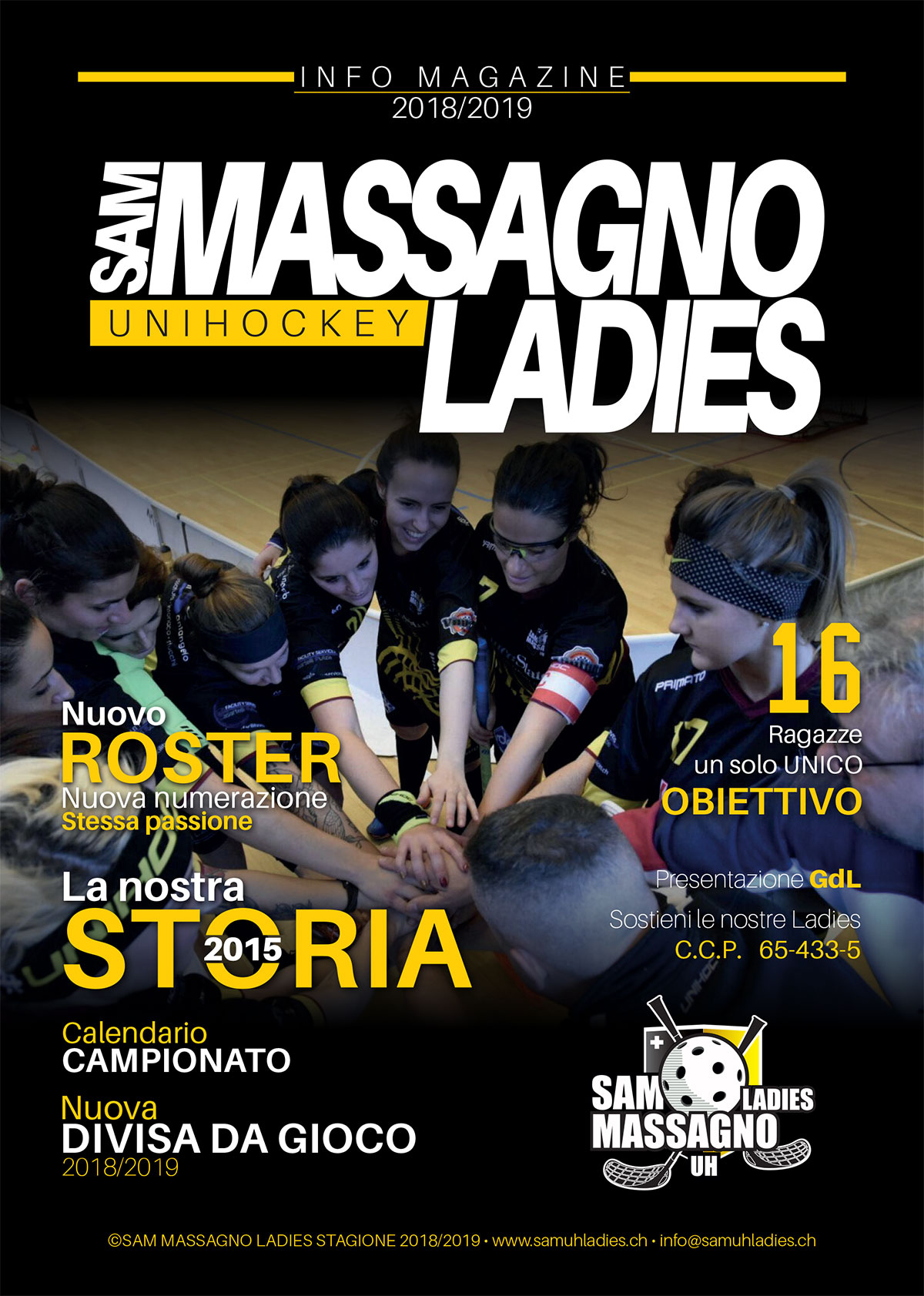 Info Magazine SAM MASSAGNO LADIES UH 2018/2019